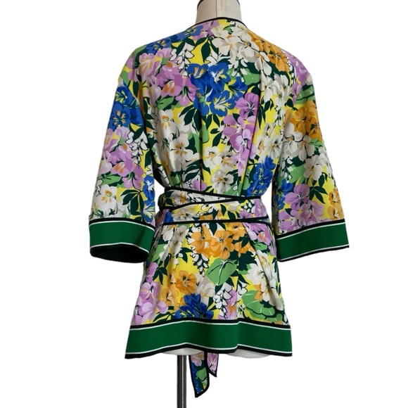 ANN TAYLOR Blooming Garden Floral Kimono Top - Picture 4 of 9